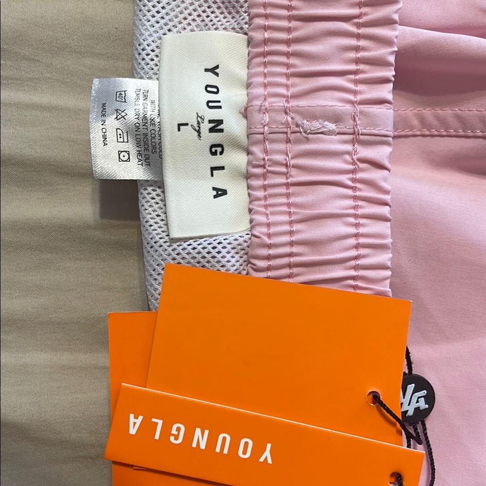 YoungLA Light Pink Workout Shorts